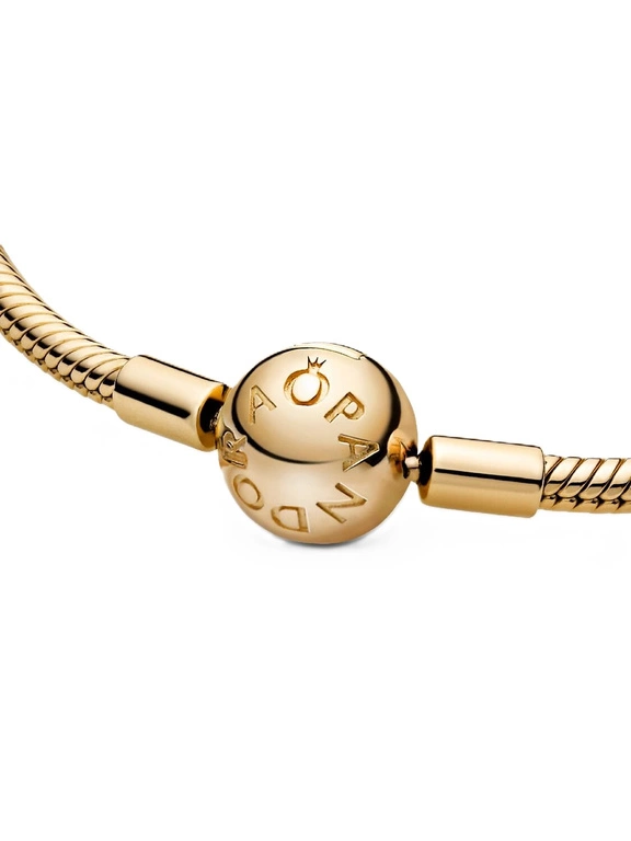 Bransoletka damska Pandora 568748C00-19 o splocie wężykowym