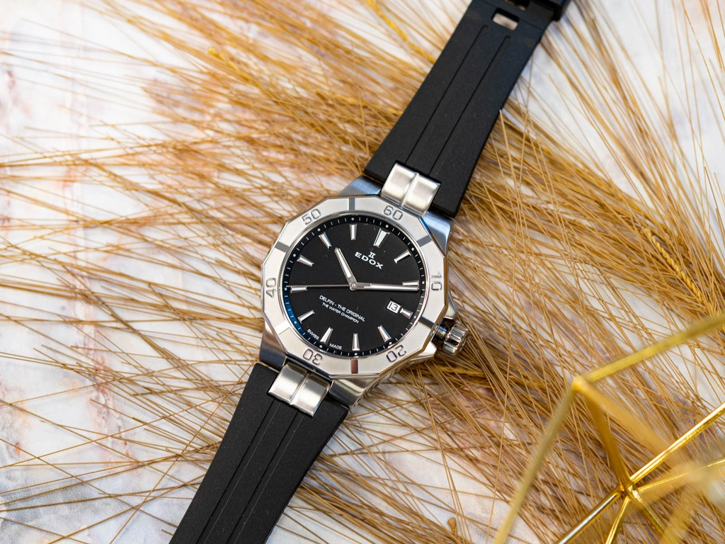 Zegarek męski EDOX 53021 3CA NIN Delfin The Original Date