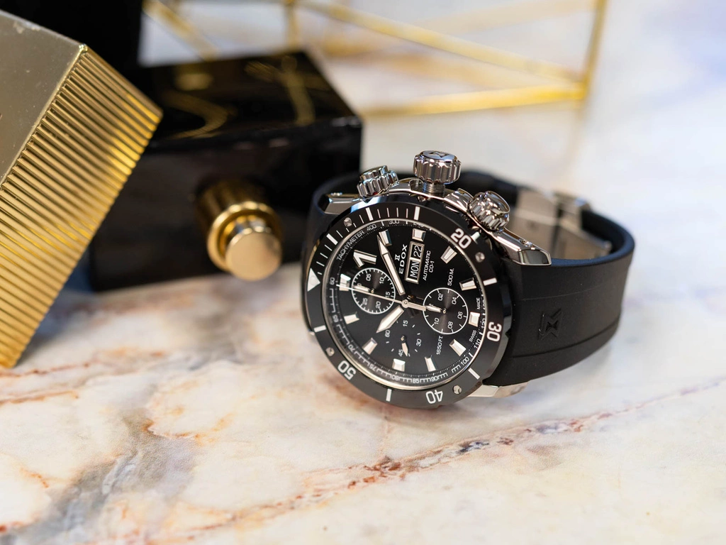 Zegarek męski EDOX 01128 3NRCA NN CO-1 Chronograph Automatic