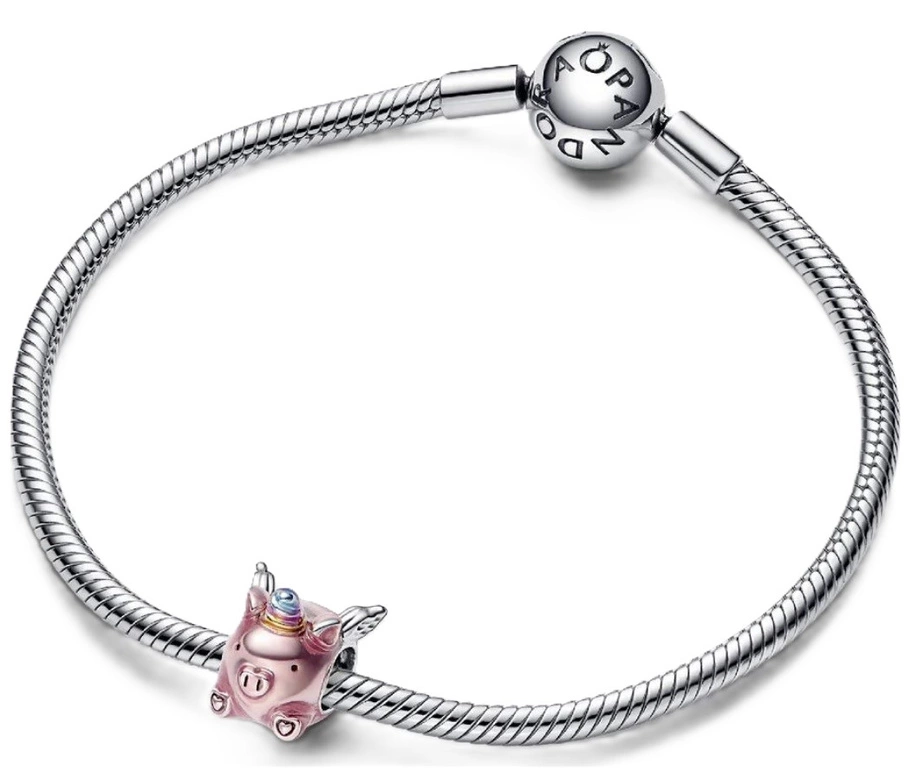 Charms Pandora Skrzydlata świnka jednorożec 792573C01