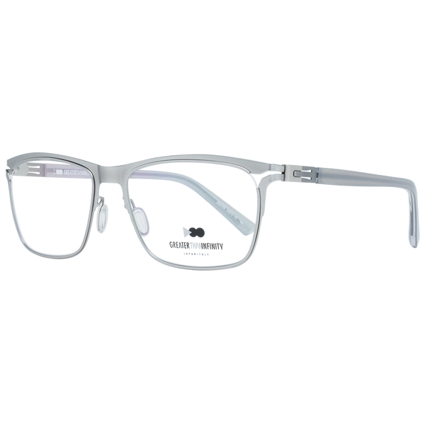 Okulary oprawki Męskie Greater Than Infinity GT031 V03 54 Srebrne