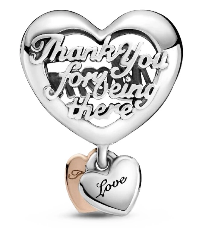 Charms Pandora 789372C00 „Dziękuję Ci, Mamo”