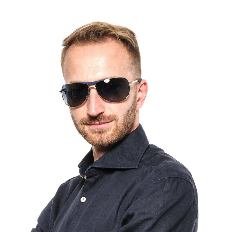 Okulary przeciwsłoneczne męskie Web WE0296 16V 66 Srebrne