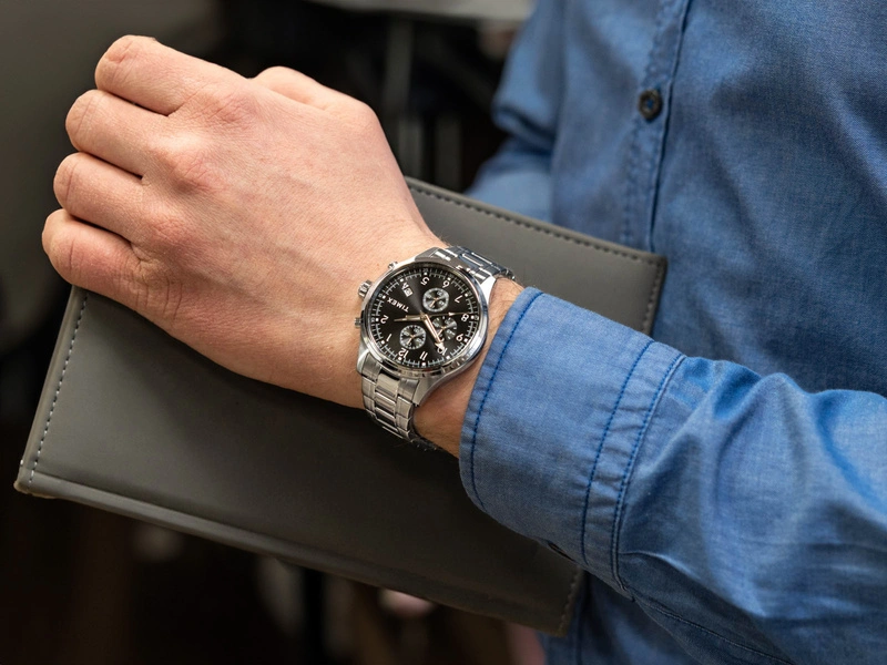 Zegarek męski TIMEX TW2Y01400 Dress Chronograph