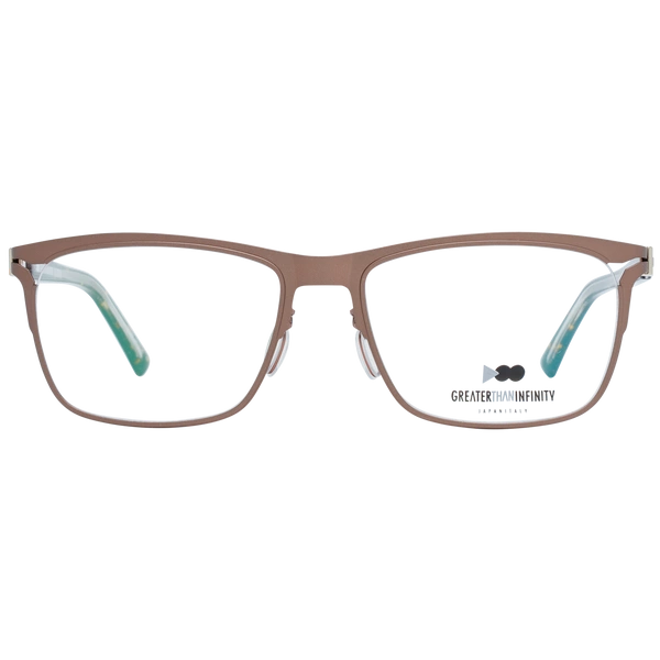 Okulary oprawki Męskie Greater Than Infinity GT031 V04 54 Brązowe