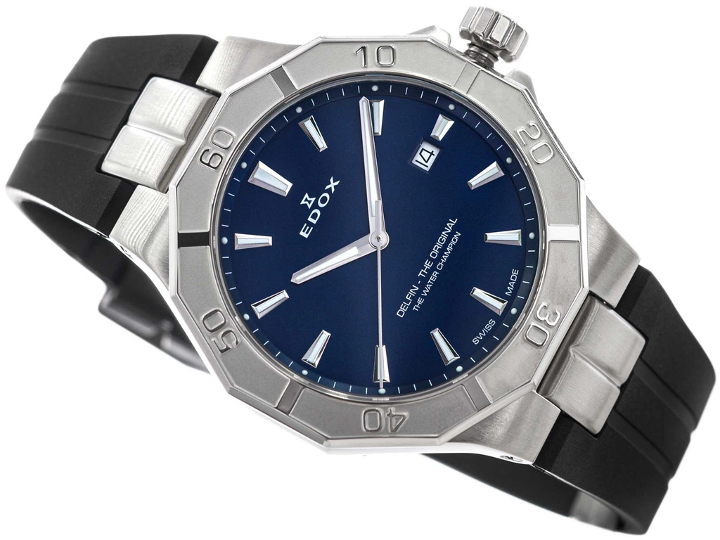 Zegarek męski EDOX 53021 3CA BUIN Delfin The Original Date