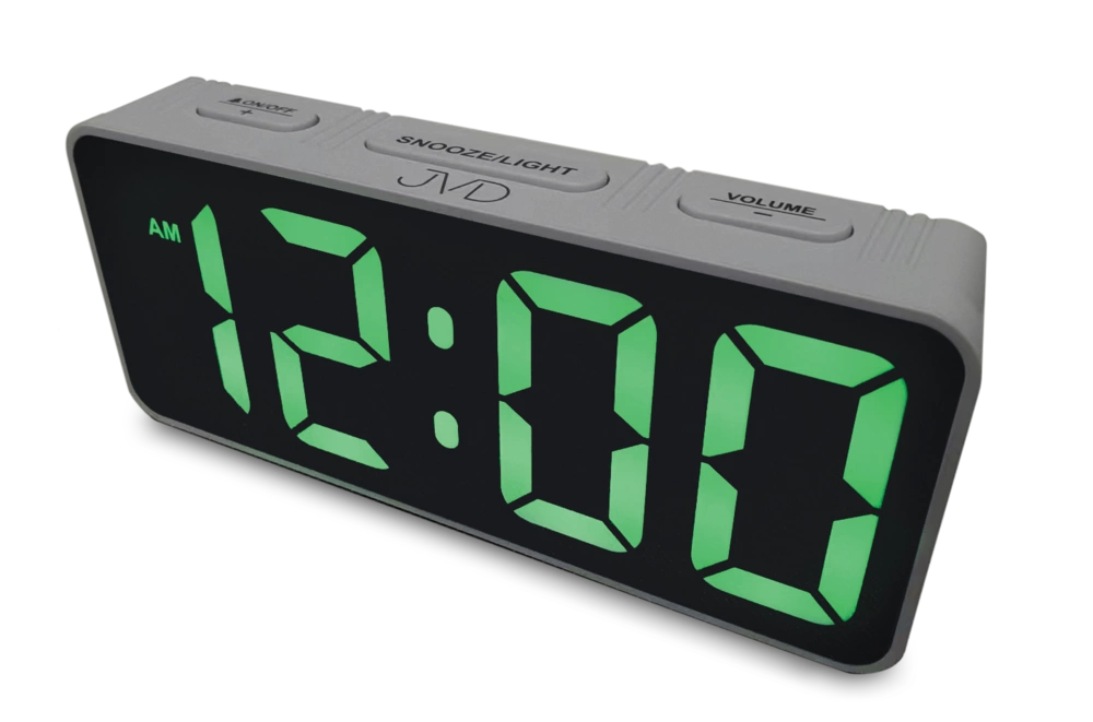 Budzik JVD SB524.1 ZASILACZ DRZEMKA PODŚWIETLENIE