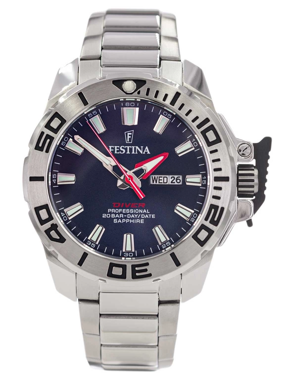 Zegarek męski FESTINA F20665/1 The Originals Diver Sapphire