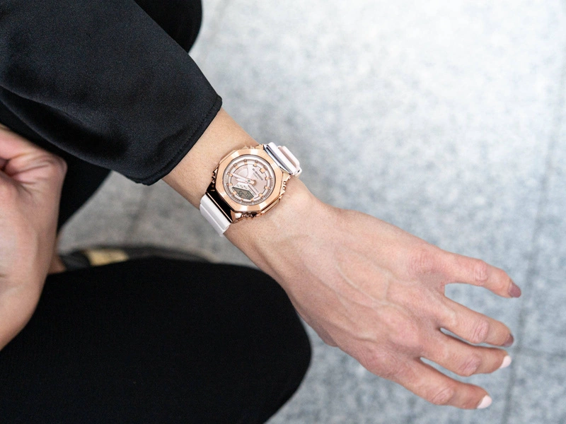 Zegarek damski CASIO G-SHOCK GM-S2100PG-4AER Metal Covered