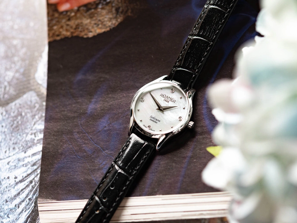 Zegarek damski ROAMER 547857 41 25 05 Soleure Diamond