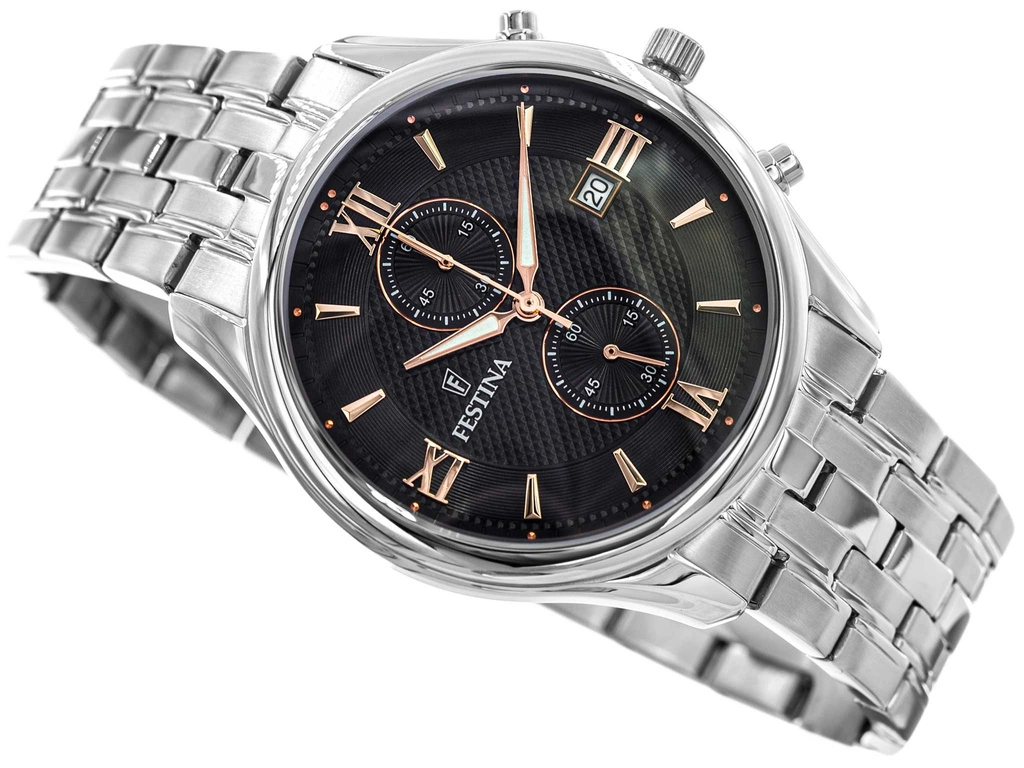 Zegarek męski FESTINA F6854/7 Retro Chronograph