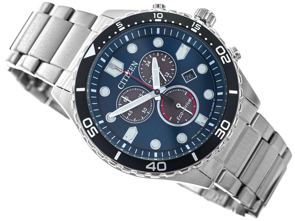 Zegarek męski Citizen AT2560-84L Eco-Drive Aqua Sporty Chronograph