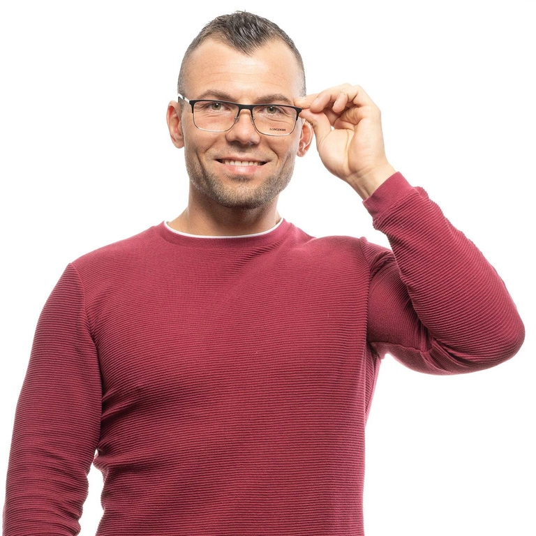 Okulary oprawki Męskie Longines LG5005-H 002 56 Czarne