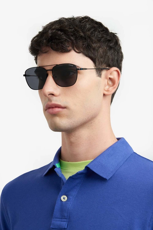 Okulary przeciwsłoneczne męskie Polaroid PLD 4172/G/S/X 00359M9 Czarne