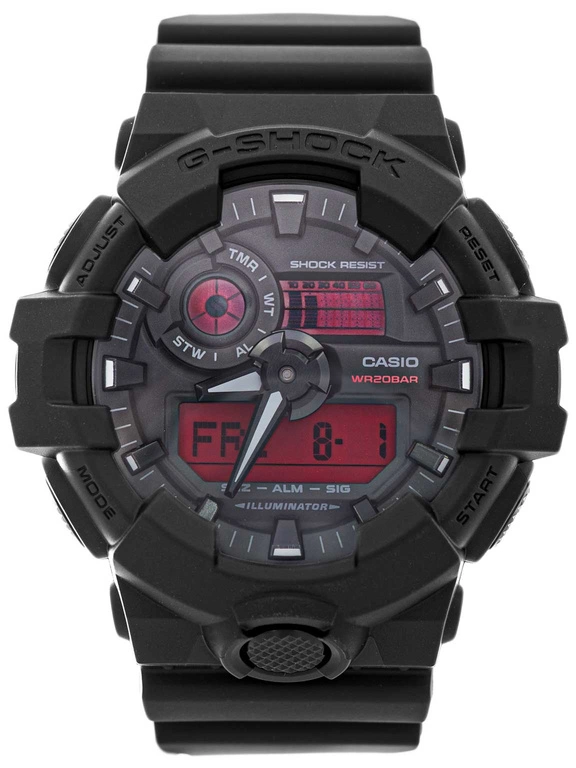Zegarek męski CASIO G-SHOCK GA-700BBR-1AER