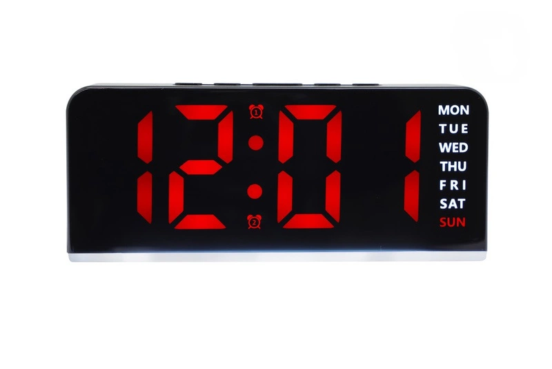 Budzik JVD SB8033.4 ALARM TERMOMETR DATA