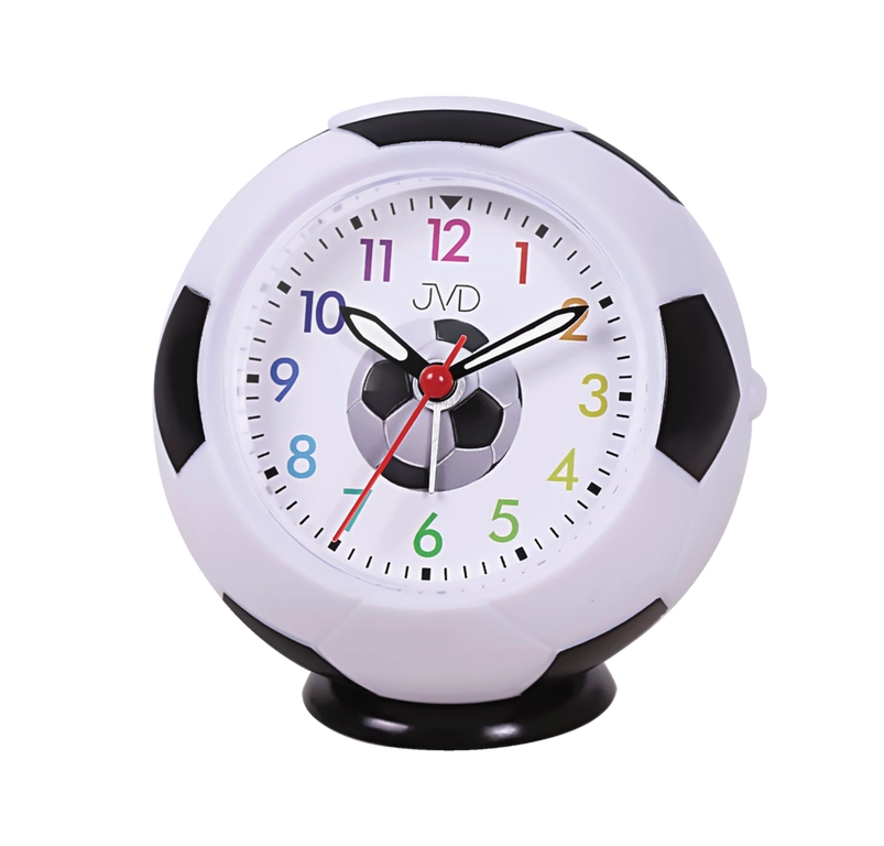 Budzik JVD SRP9001.1 PIŁKA CICHY MECHANIZM NEOBRITE