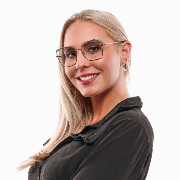Okulary oprawki Damskie Emilio Pucci EP5125 28A 55 Złote