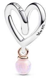 Charms Pandora 783242C01 Otulające serce dwutonowy