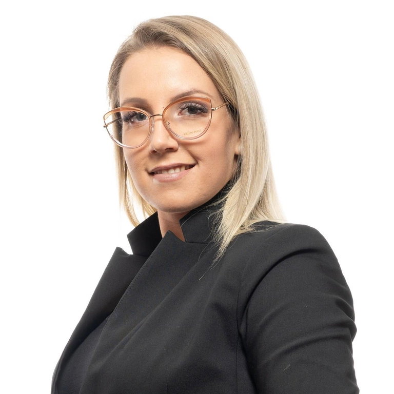 Okulary oprawki Damskie Emilio Pucci EP5106 044 53 Pomarańczowe