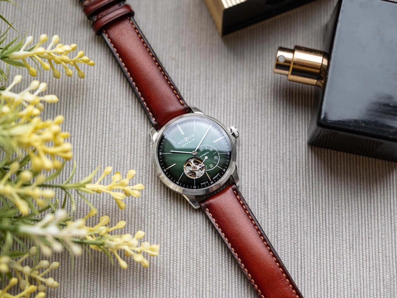 Zegarek męski ZEPPELIN 8364-4 Flatline Open Heart Automatic