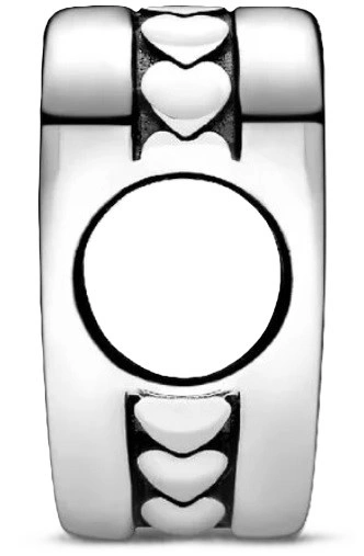 Charms Pandora do grawerowania Serce 792015