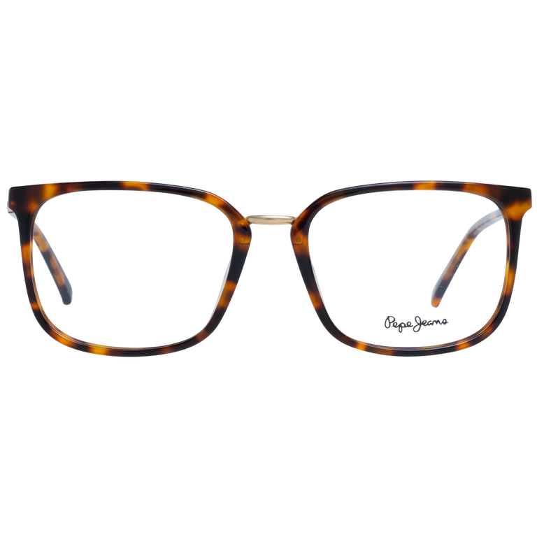 Okulary oprawki Męskie Pepe Jeans PJ3413 C2 56 Brązowe