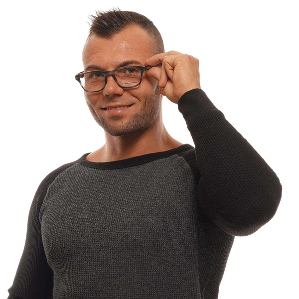 Okulary oprawki Męskie Zegna Couture ZC5013 53 063 Szare