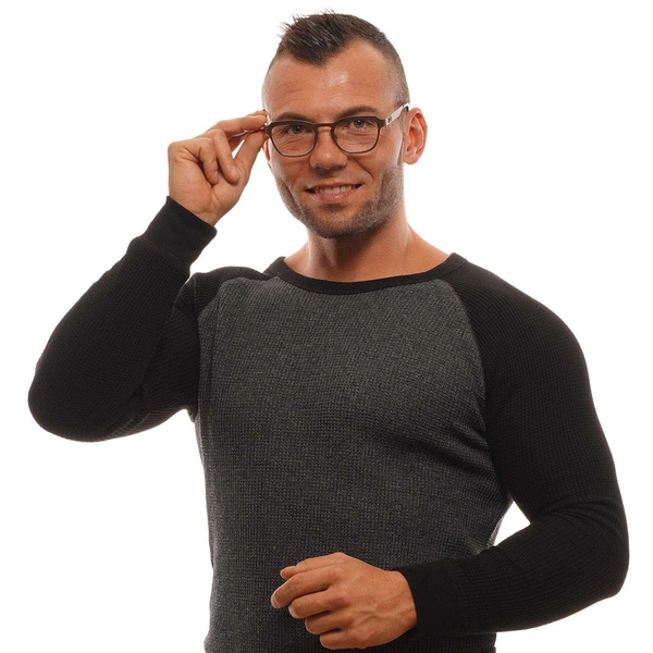 Okulary oprawki Męskie Zegna Couture ZC5004 49 034 Brązowe