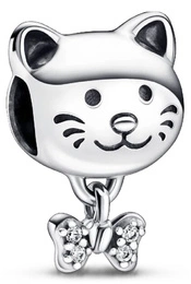 Charms Pandora Kotek z kokardką 792255C01