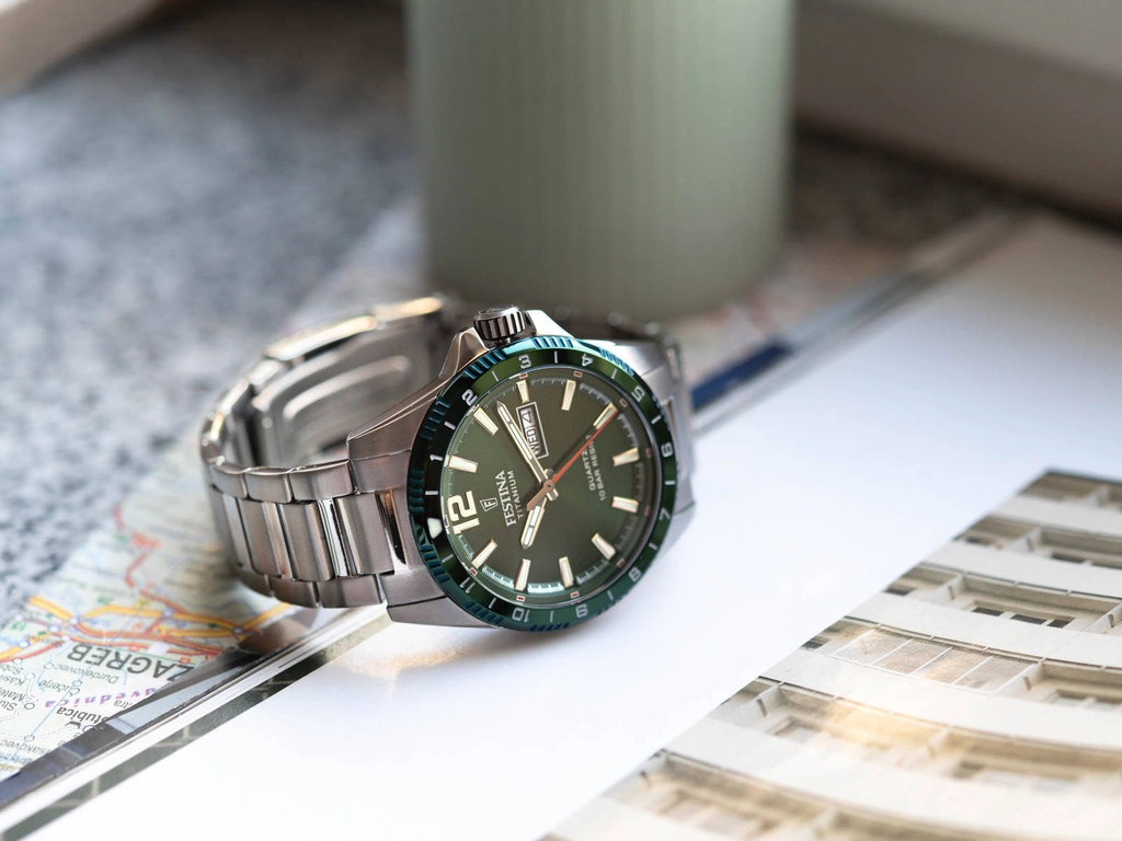 Zegarek męski FESTINA F20698/3 Titanium Date