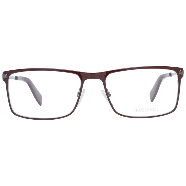 Okulary oprawki Męskie Trussardi VTR024 0KAP 55 Czerwone