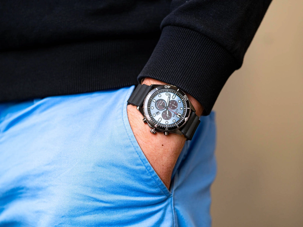 Zegarek męski Citizen AT2567-18L Sporty Aqua Eco-Drive Chronograph