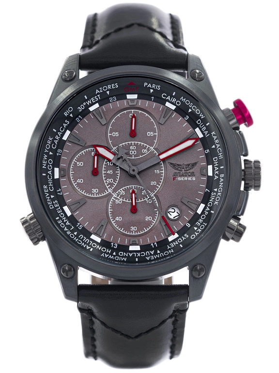 Zegarek męski AVIATOR F-Series AVW1369G185S GA8185
