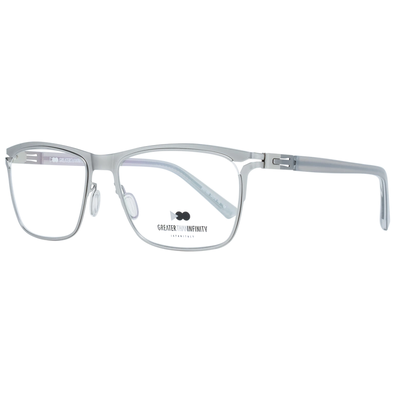 Okulary oprawki Męskie Greater Than Infinity GT031 V03 54 Srebrne