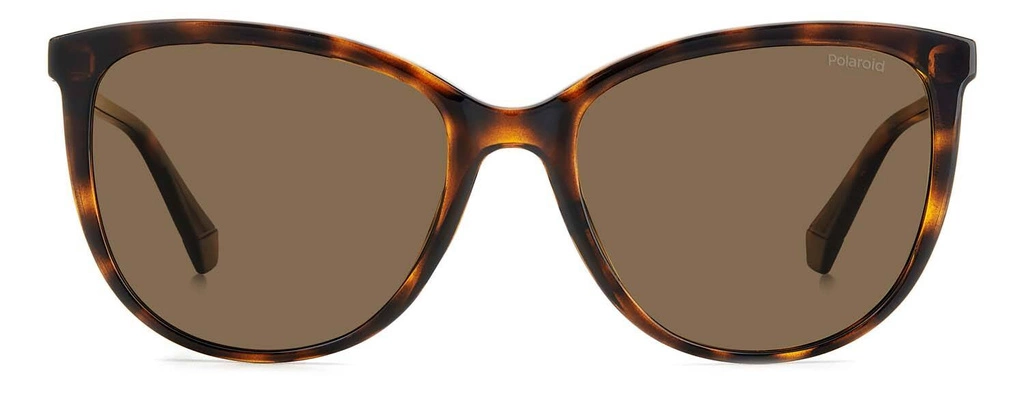 Okulary przeciwsłoneczne damskie Polaroid PLD 4138/S 08655SP Brązowe