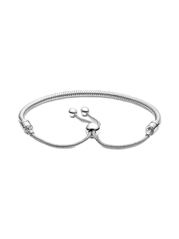 Bransoletka damska Pandora 599652C01-2 ściągana o splocie wężykowym