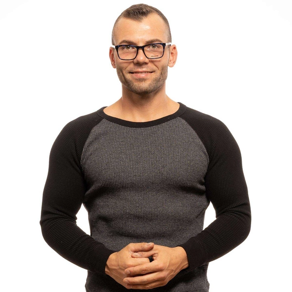 Okulary oprawki Męskie Zadig & Voltaire VZV019 0L93 52 Niebieskie