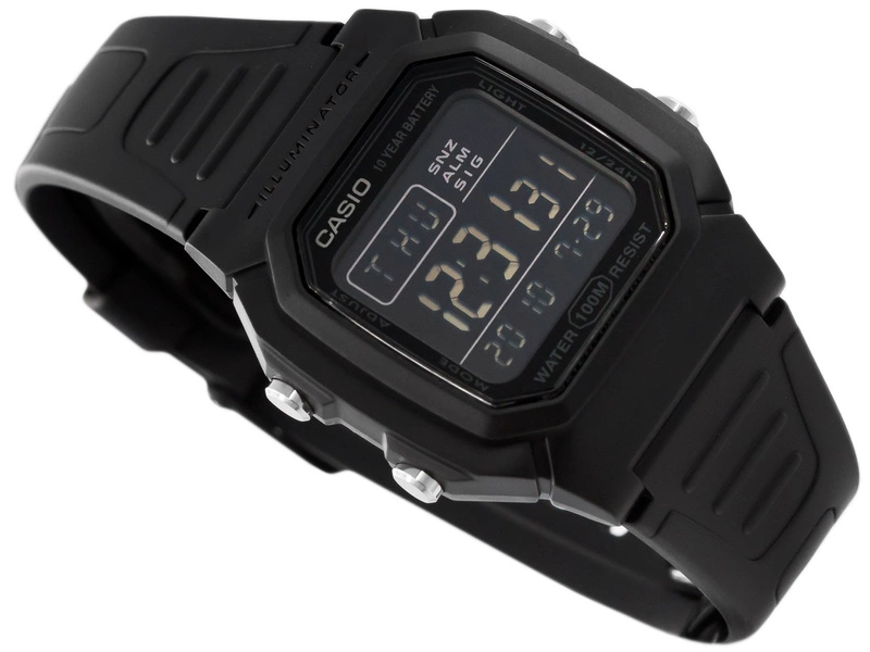 Zegarek męski CASIO W-800H-1BVES