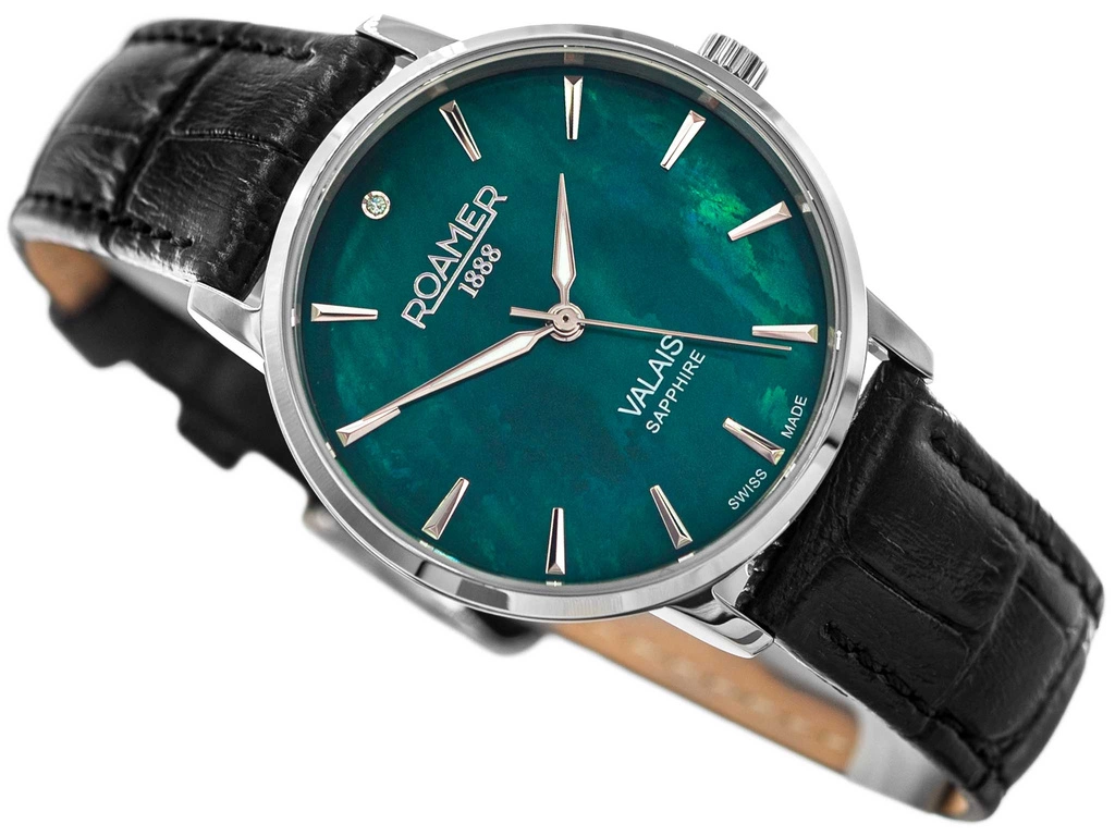 Zegarek damski ROAMER VALAIS LADIES DIAMOND SET 989847 41 70 05