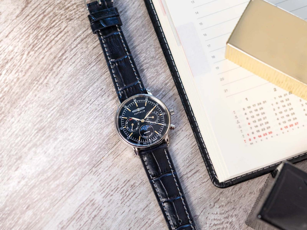 Zegarek damski ZEPPELIN LZ14 Marine Moonphase 8635-3