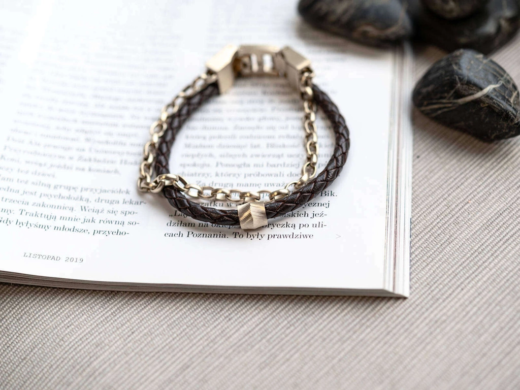 Bransoleta męska Fossil JF04556040