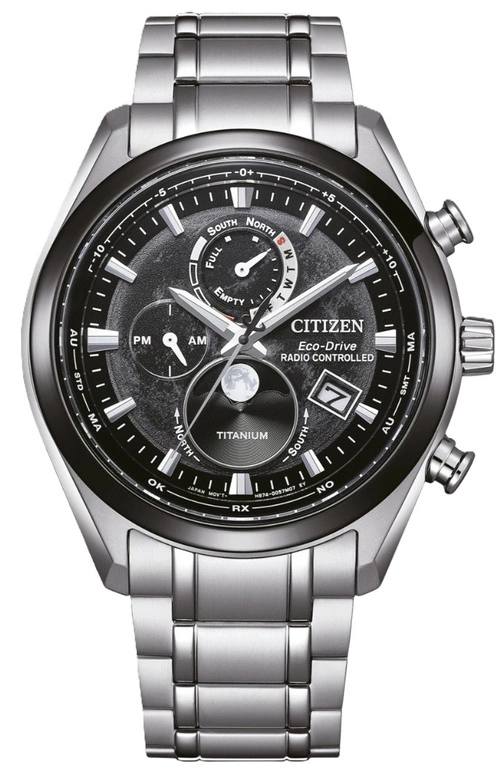 Zegarek męski Citizen BY1018-80E Tsukiyomi Radio Controlled Moonphase 