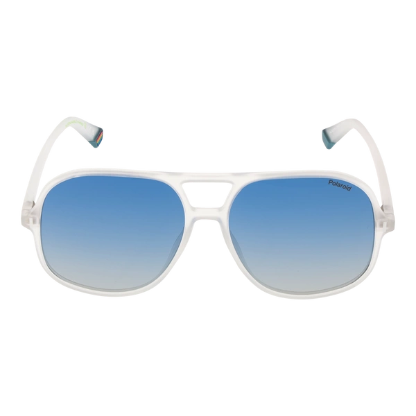 Okulary przeciwsłoneczne Unisex Polaroid PLD 6217/S 2M4Z7 57 Białe