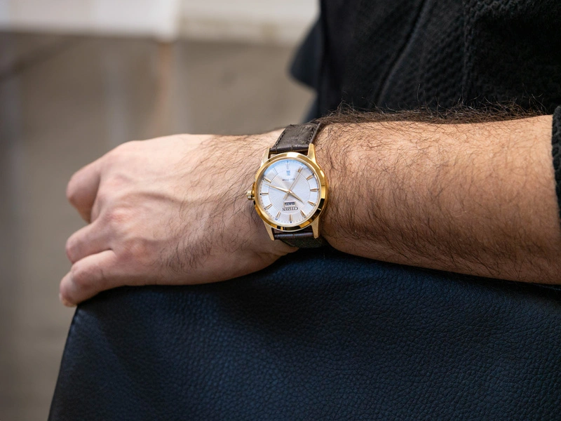 Zegarek męski Citizen AW0102-13A Eco-Drive Leather