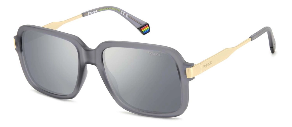 Okulary przeciwsłoneczne męskie Polaroid PLD 6220/S/X RIW56EX Szare