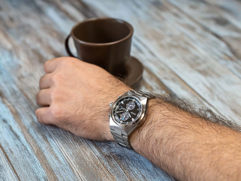 Zegarek męski Citizen CA7090-87E Super Titanium Racer Chrono
