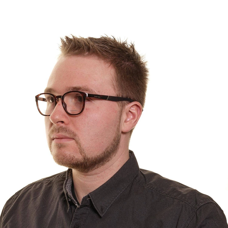 Okulary oprawki Diesel DL5267 052 48 Brązowe