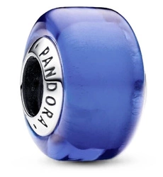 Charms Pandora 793105C00 mały z niebieski szkła Murano