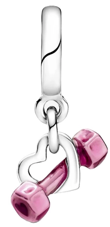 Charms Pandora Zawieszka hantle i serce 799545C01